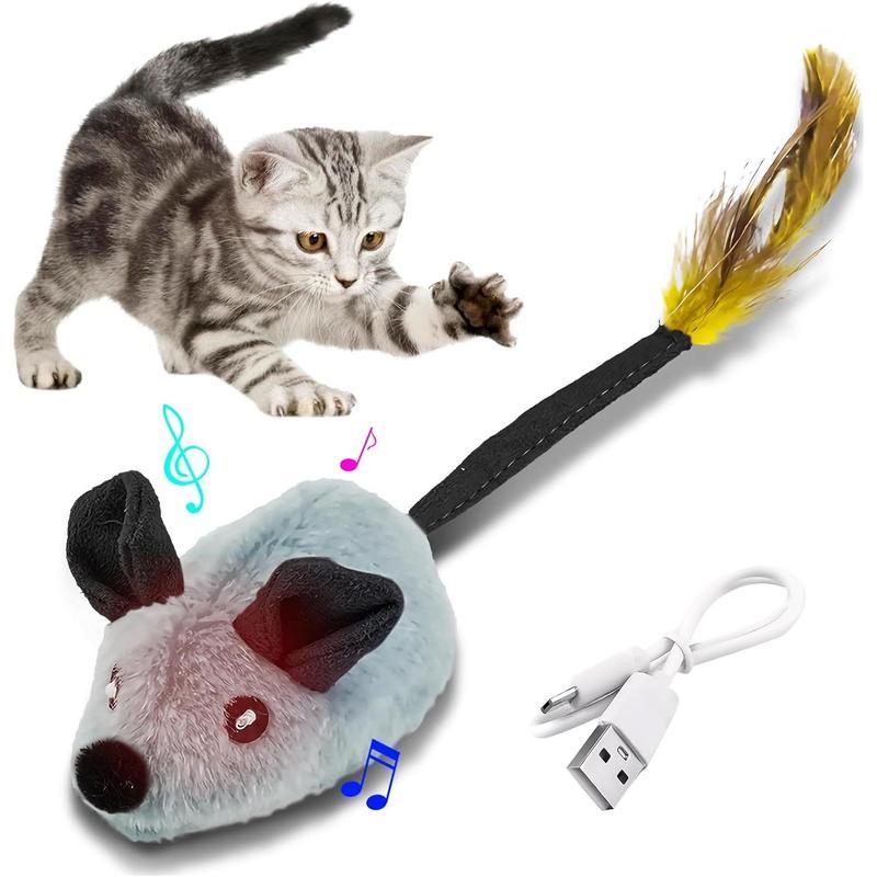 Interactive LED Cat Mouse Toy