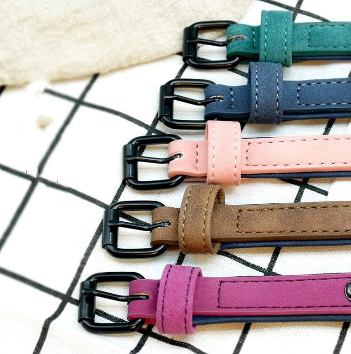 Custom Leather Dog ID Collar