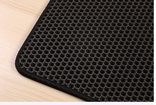 Double-Layer Cat Litter Mat