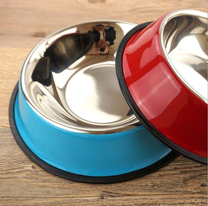 Dual Use Stainless Steel Pet Bowl