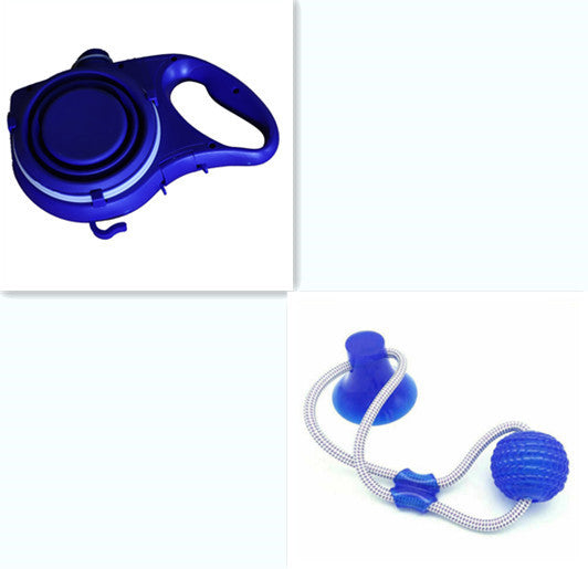 3-in-1 Dog Leash Set with Water Bottle & Bowl