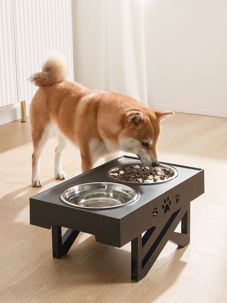 Foldable Stainless Steel Pet Feeder