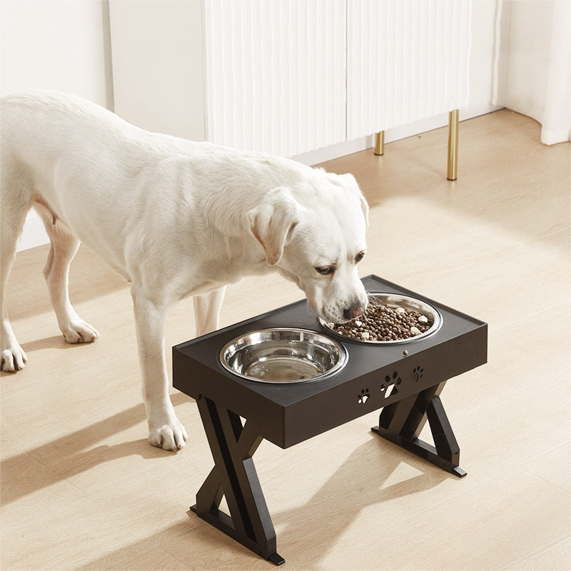 Foldable Stainless Steel Pet Feeder
