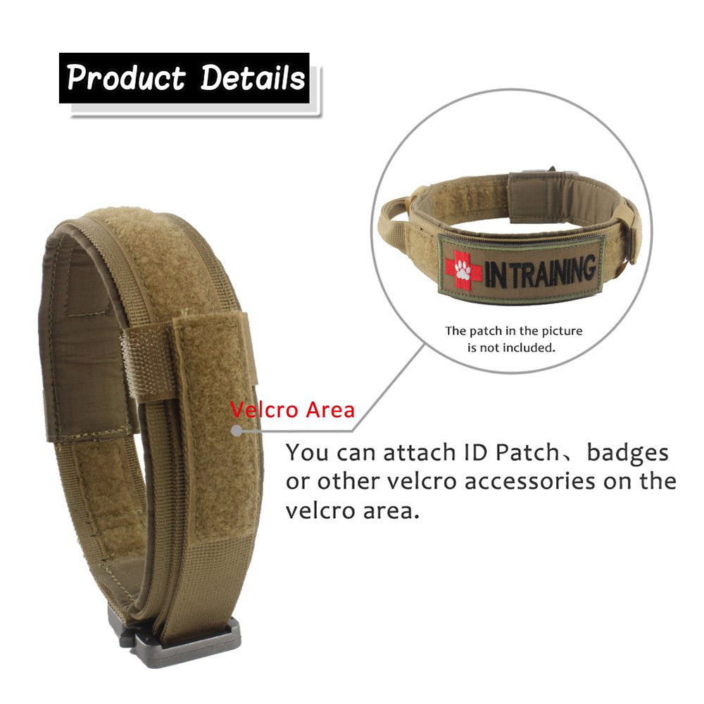 Heavy-Duty Tactical Dog Collar