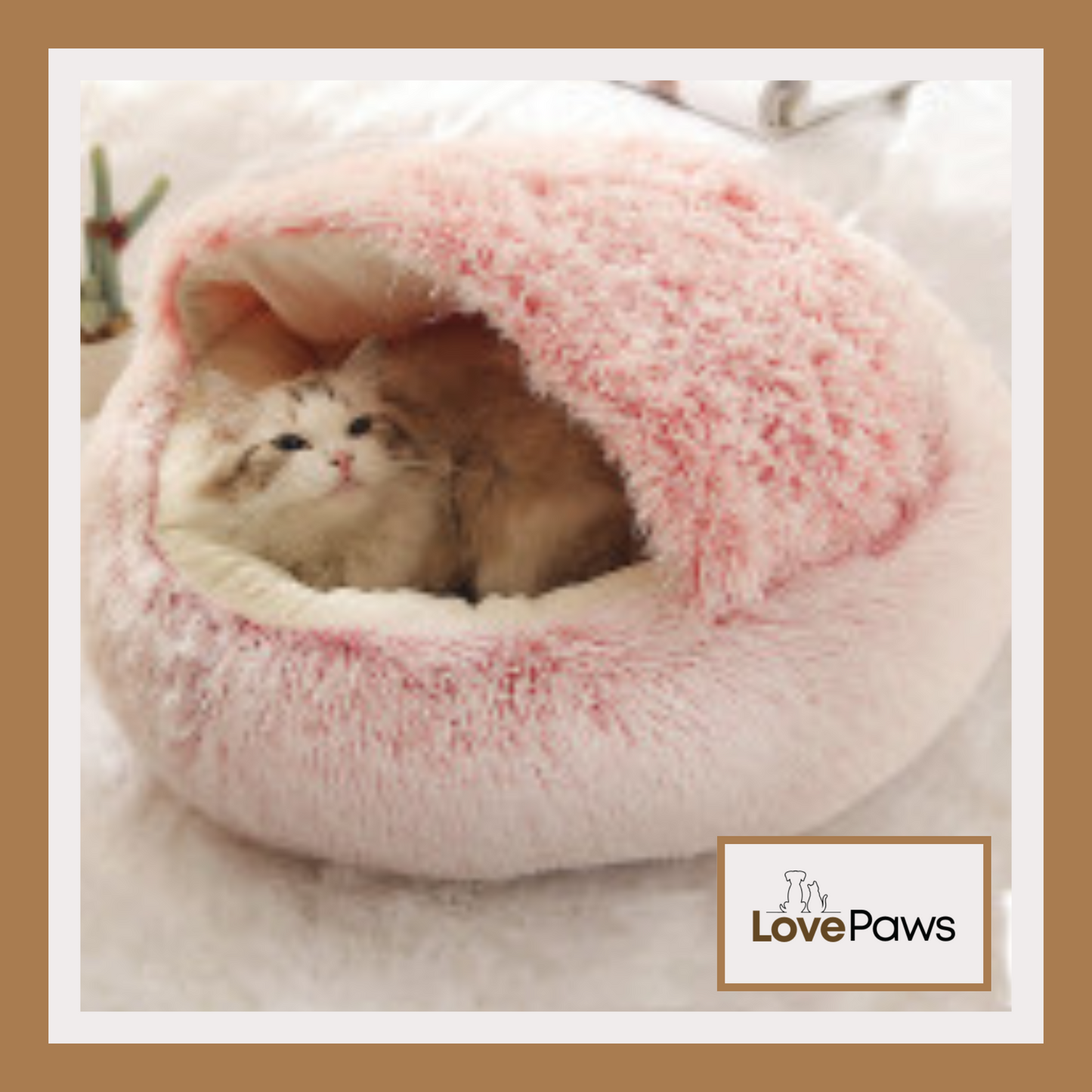 2-in-1 Plush Pet Bed