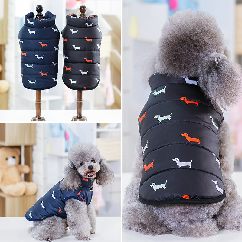 Casual Cotton Dog Vest