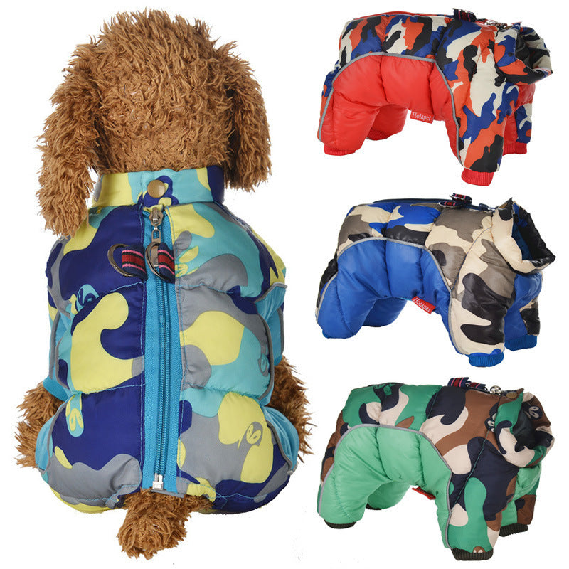 Waterproof Cotton Coat for Small Dogs