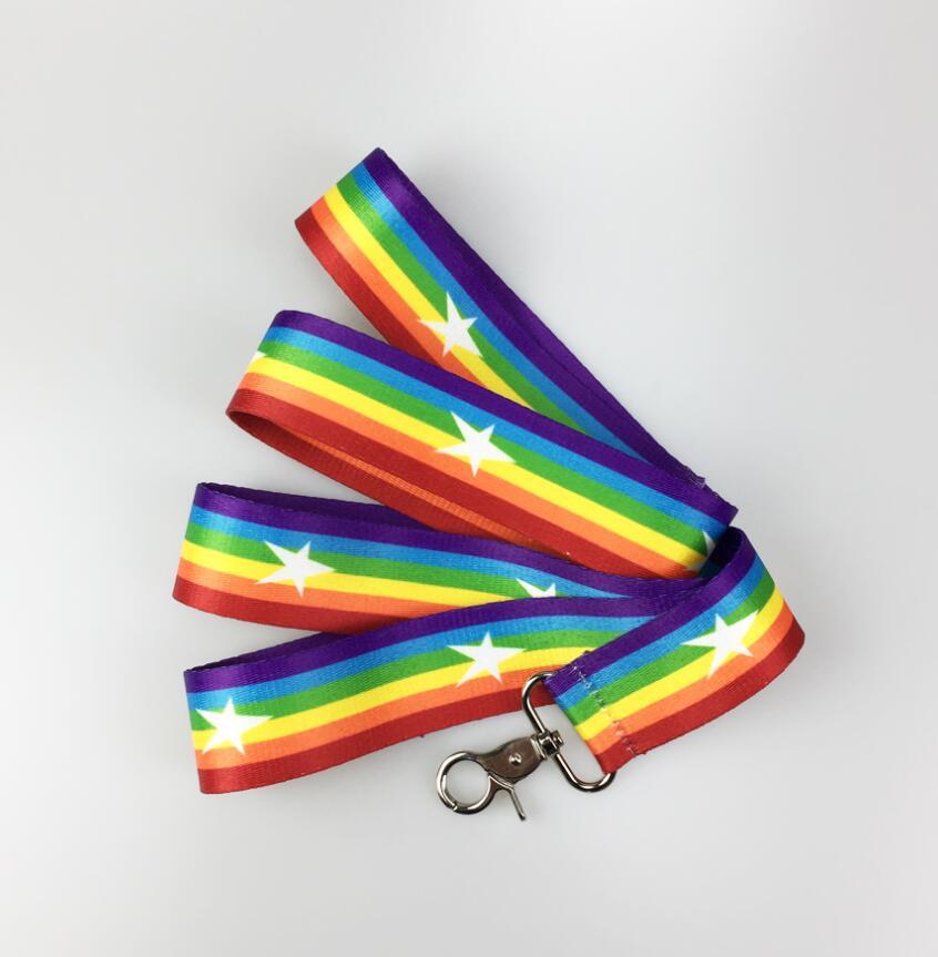 Rainbow Cool Dog Chain & Leash Set