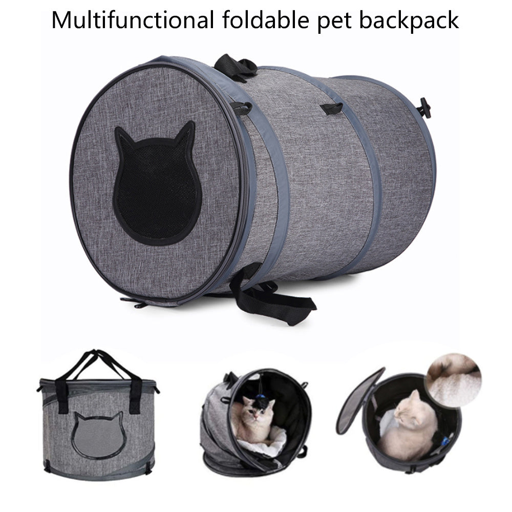Foldable Pet Carrier & Tunnel Bed