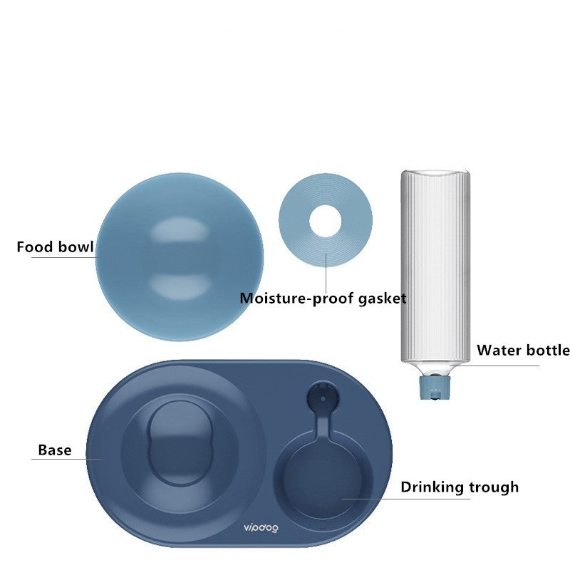 Double Bowl Automatic Pet Feeder