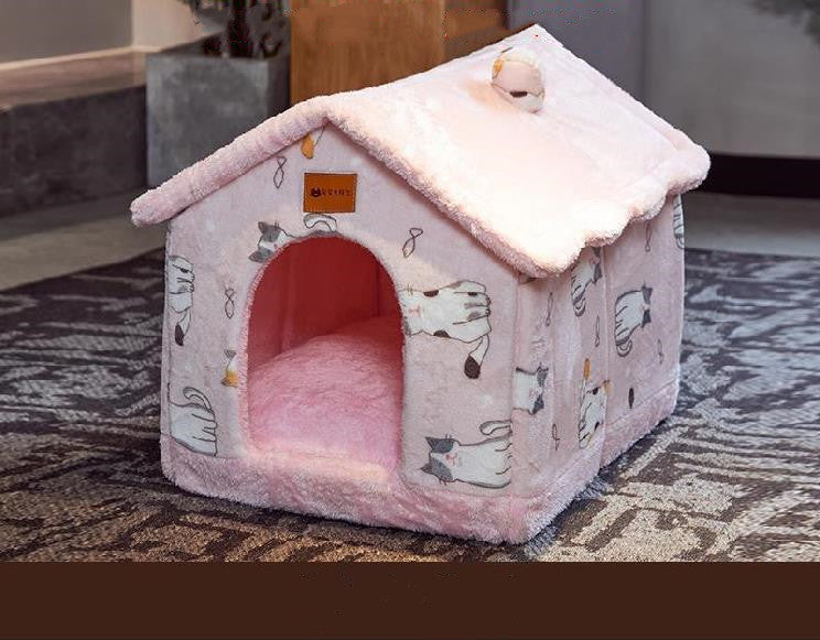 Foldable Winter Pet Villa