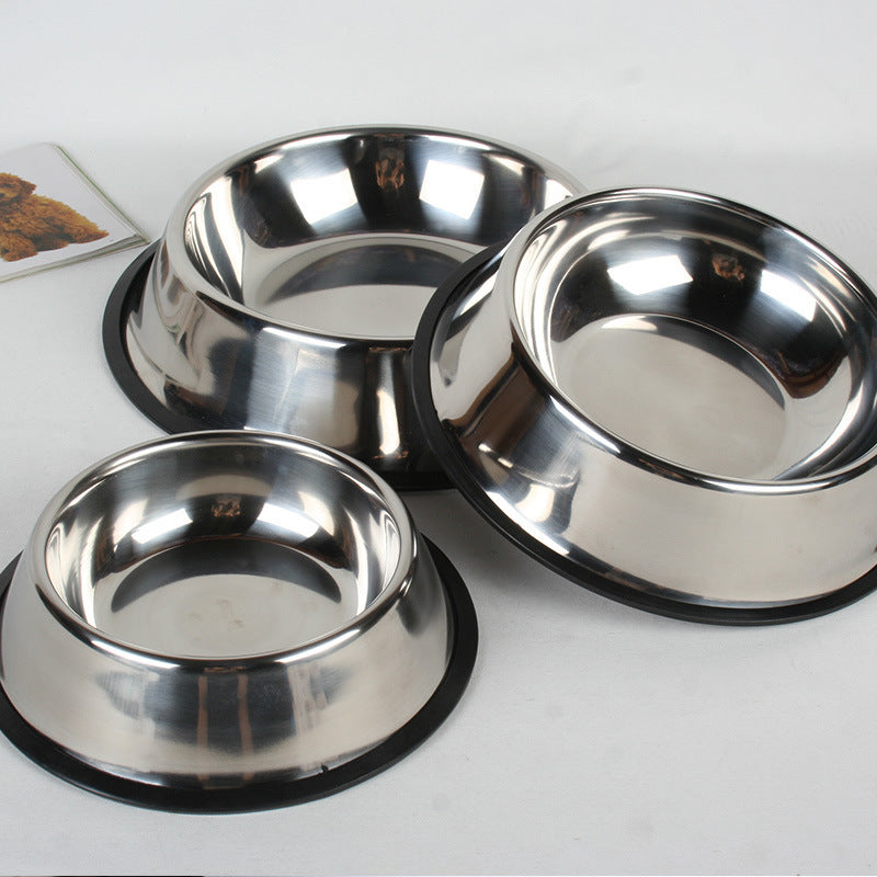 Classic Stainless Steel Pet Bowl