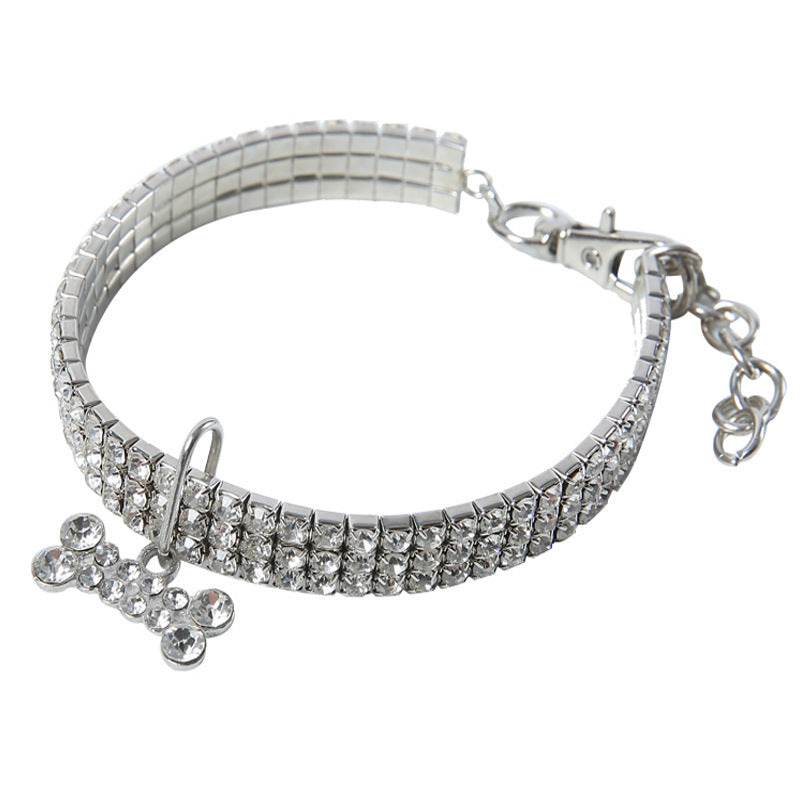 Bling Rhinestone Pet Collar