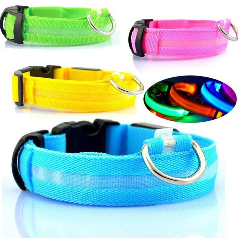 LED Light-Up Nylon Collar