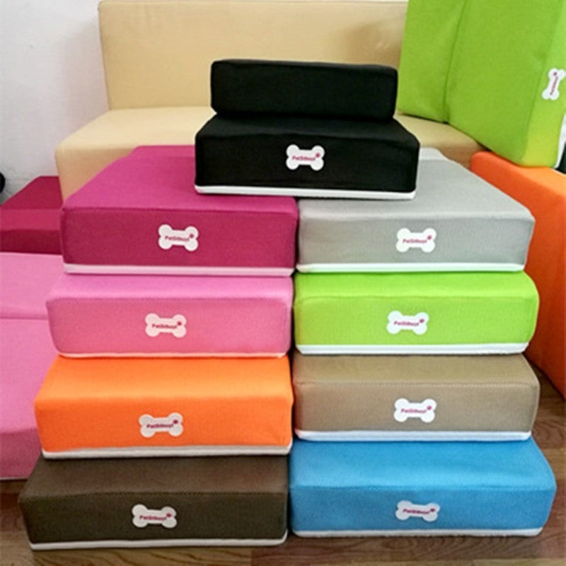 Soft & Safe Pet Stairs – Anti-Slip Sponge Ramp for Dogs & Cats