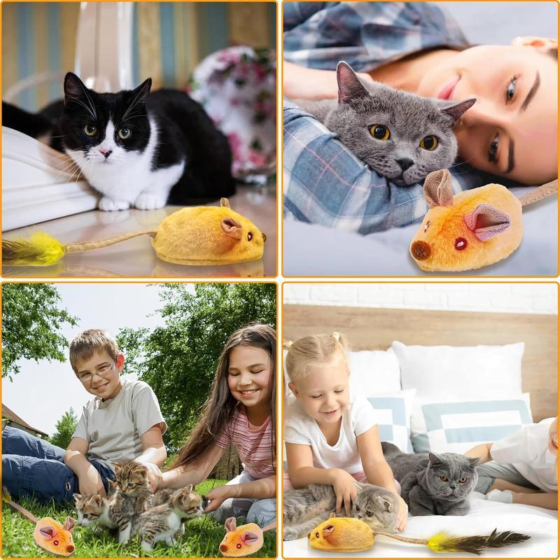 Interactive LED Cat Mouse Toy