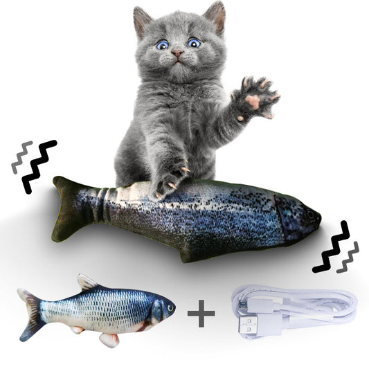 Electric Jumping Fish Toy (Without Catnip)