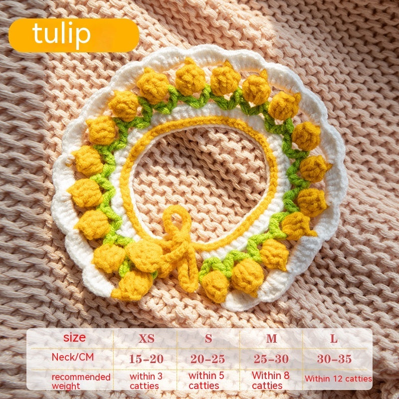 Cat Knitted Scarf Neckband Necklace