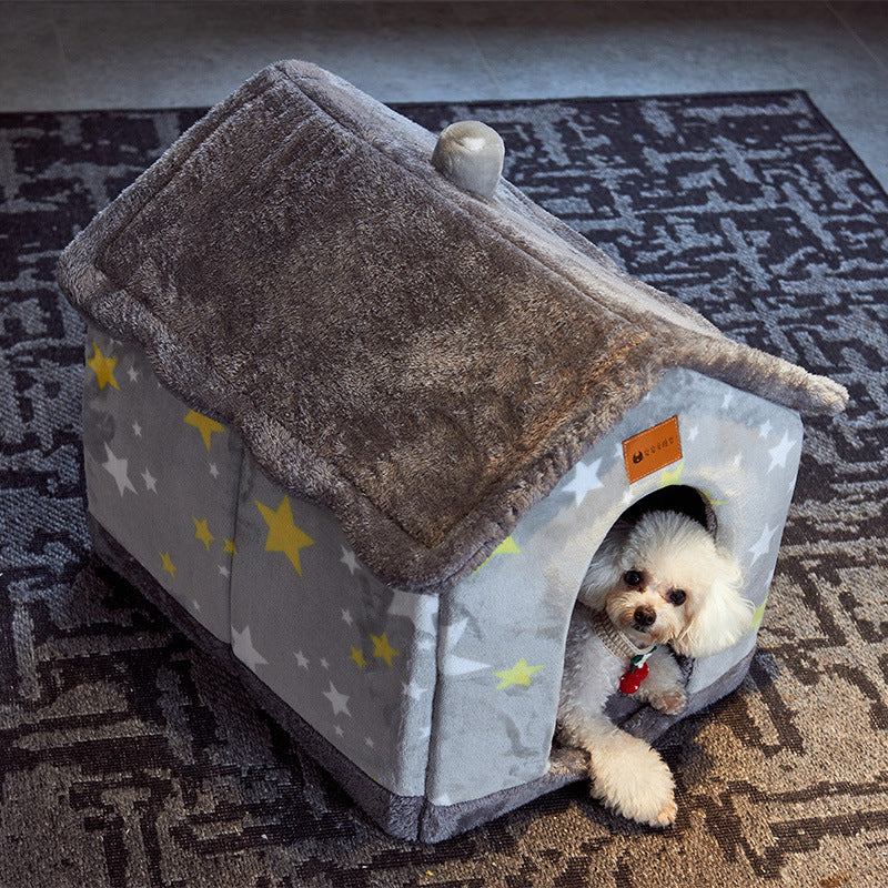 Foldable Winter Pet Villa