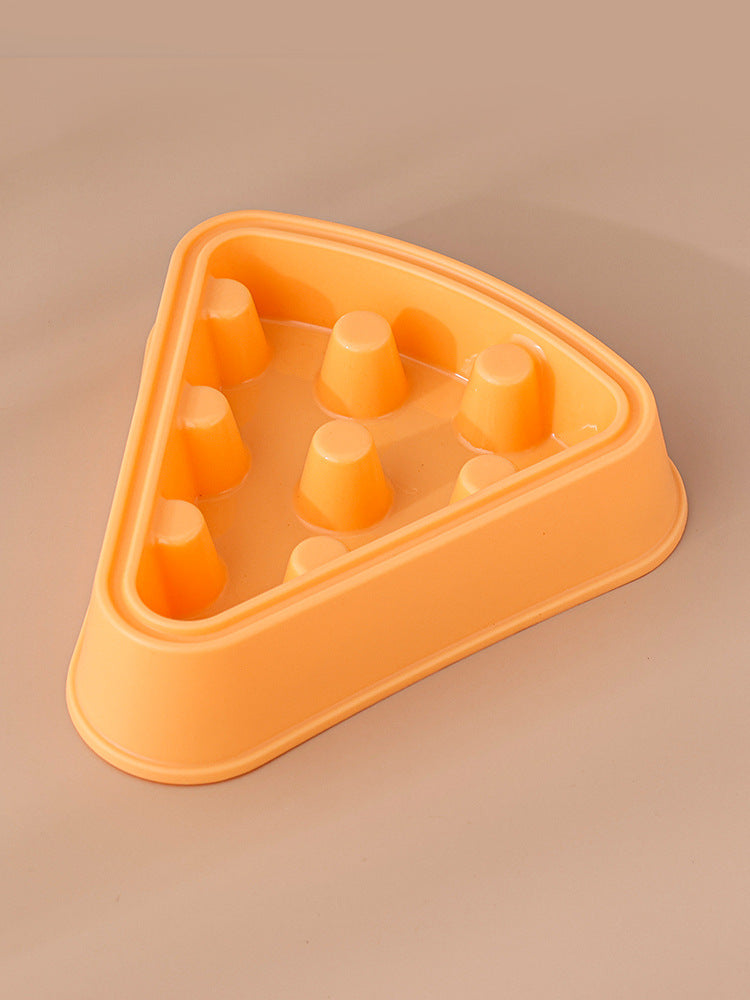 Cartoon Pizza Slow Feeder Bowl
