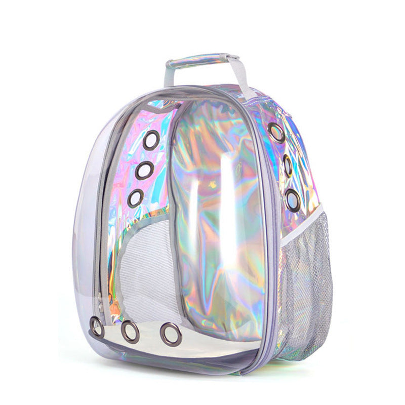 Full-Transparent Cat Space Backpack