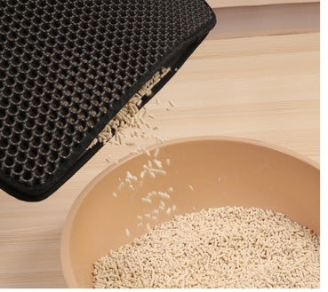 Double-Layer Cat Litter Mat