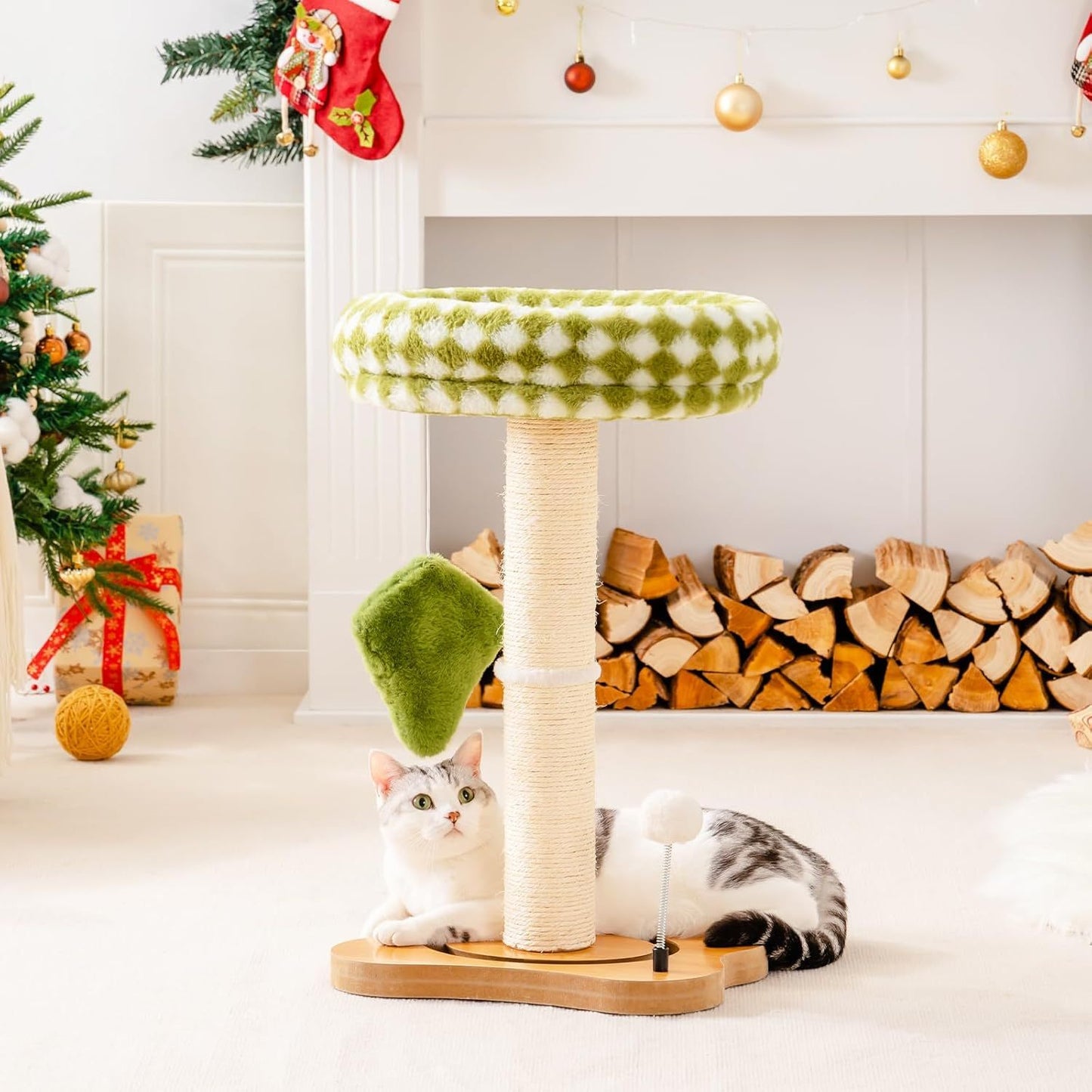 Mewoo Cat Scratching Post & Bed