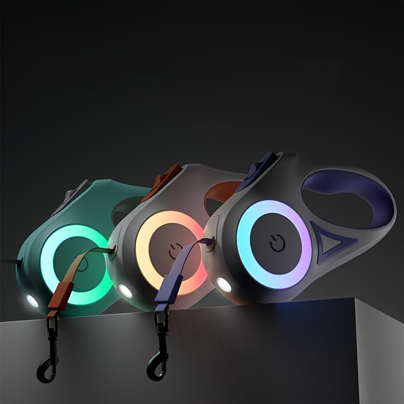 Retractable Pet Leash with LED Light