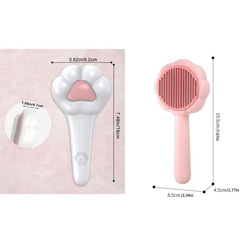 Paw-Shaped Massage Hair Removal Comb