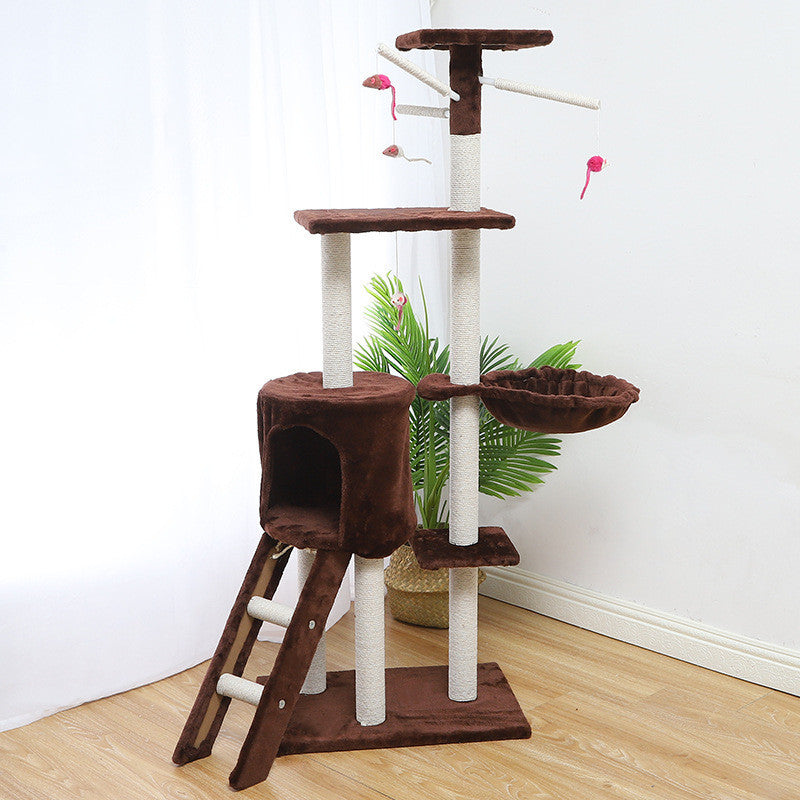 Multi-Level Cat Climber & House