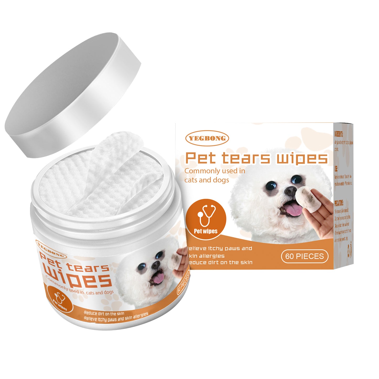 Yegbong Pet Eye Wipes