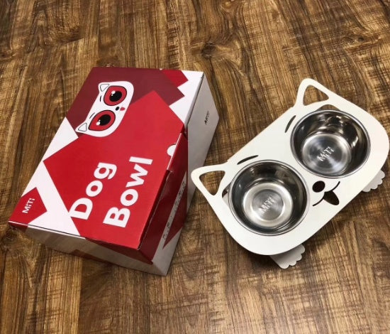 Anti-Falling Cat & Dog Feeding Water Bowl