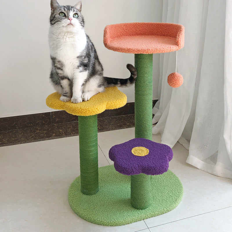 Cat Tower Climbing Tree with Scratch Board