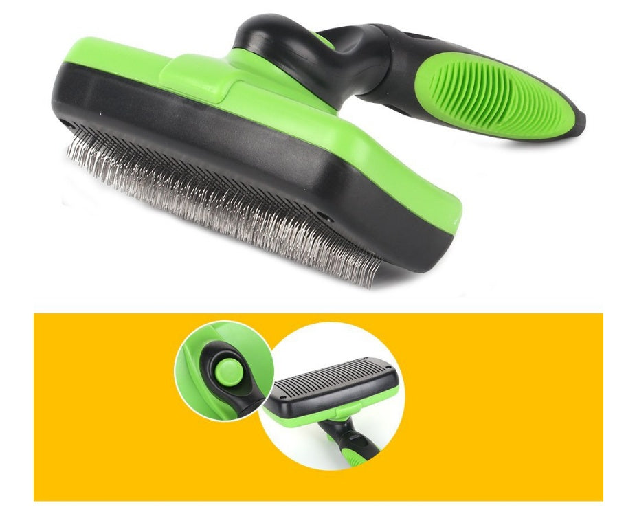 Pet Self-Cleaning Slicker Brush