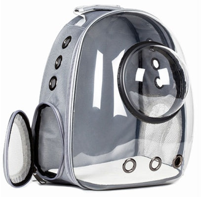 Full-Transparent Cat Space Backpack