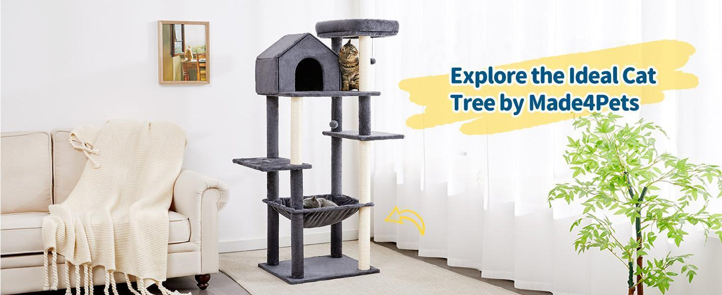 60-Inch Multi-Level Cat Tree