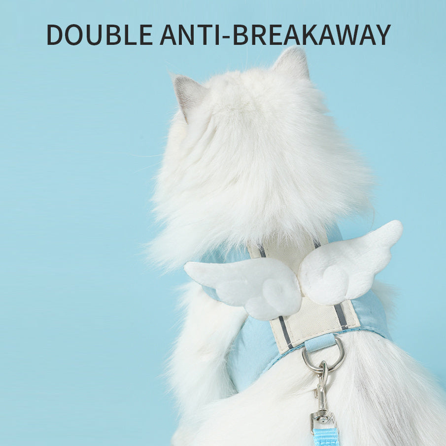 Angel Wings Cat Harness & Leash Set