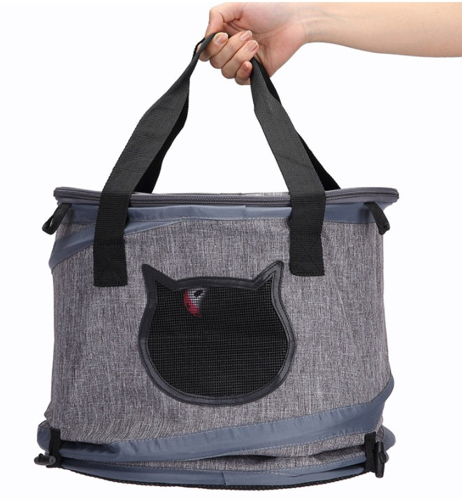 Foldable Pet Carrier & Tunnel Bed