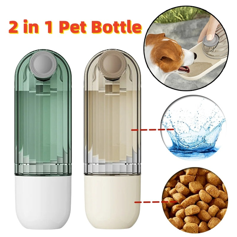 2-in-1 Pet Water & Food Cup