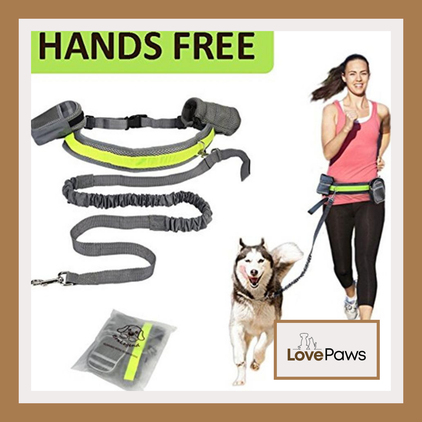 Adjustable Hands-Free Dog Leash