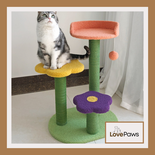 Cat Tower Climbing Tree with Scratch Board