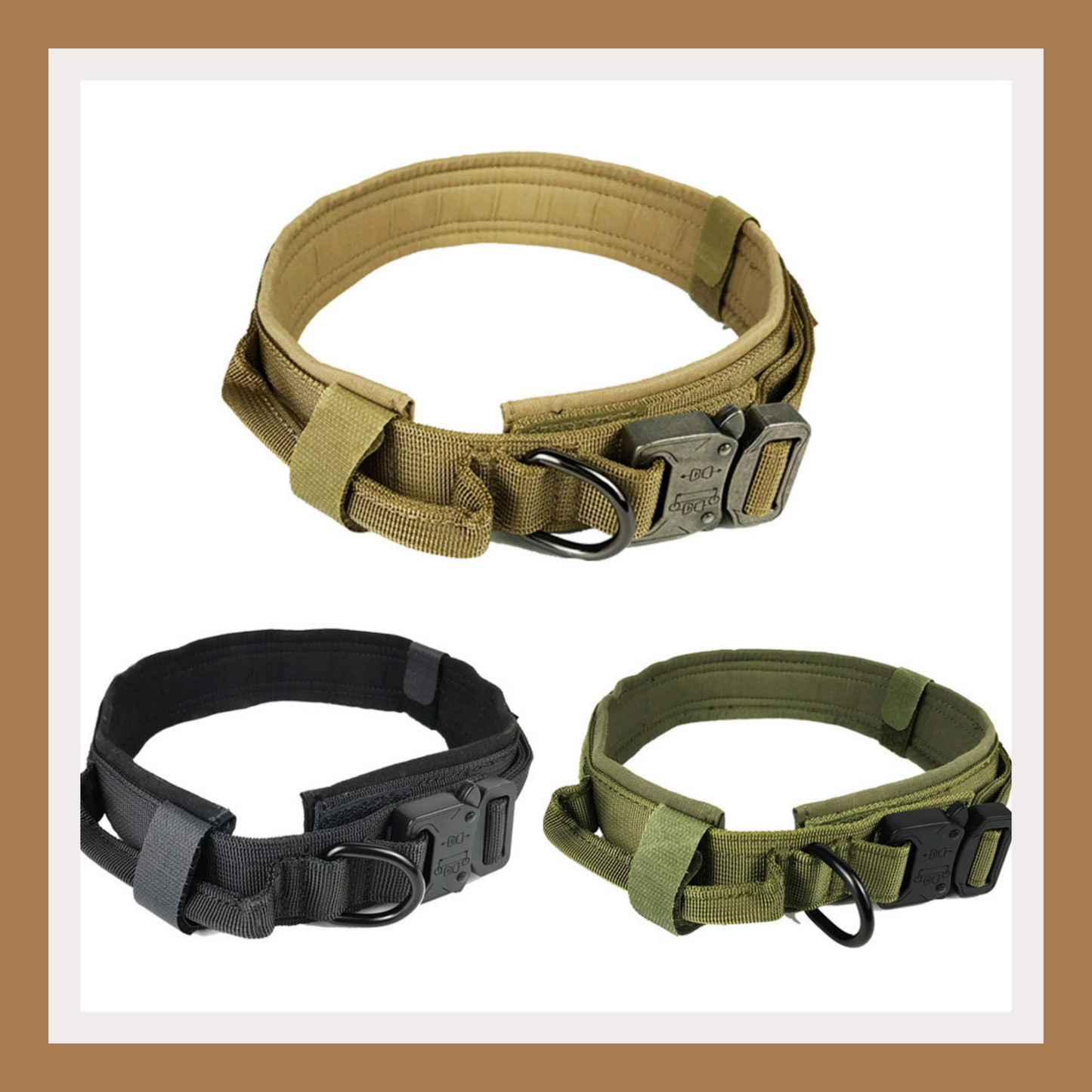 Heavy-Duty Tactical Dog Collar