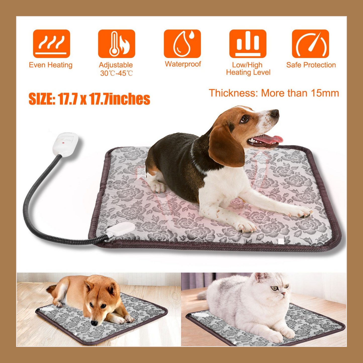 1Pc Pet Heating Pad
