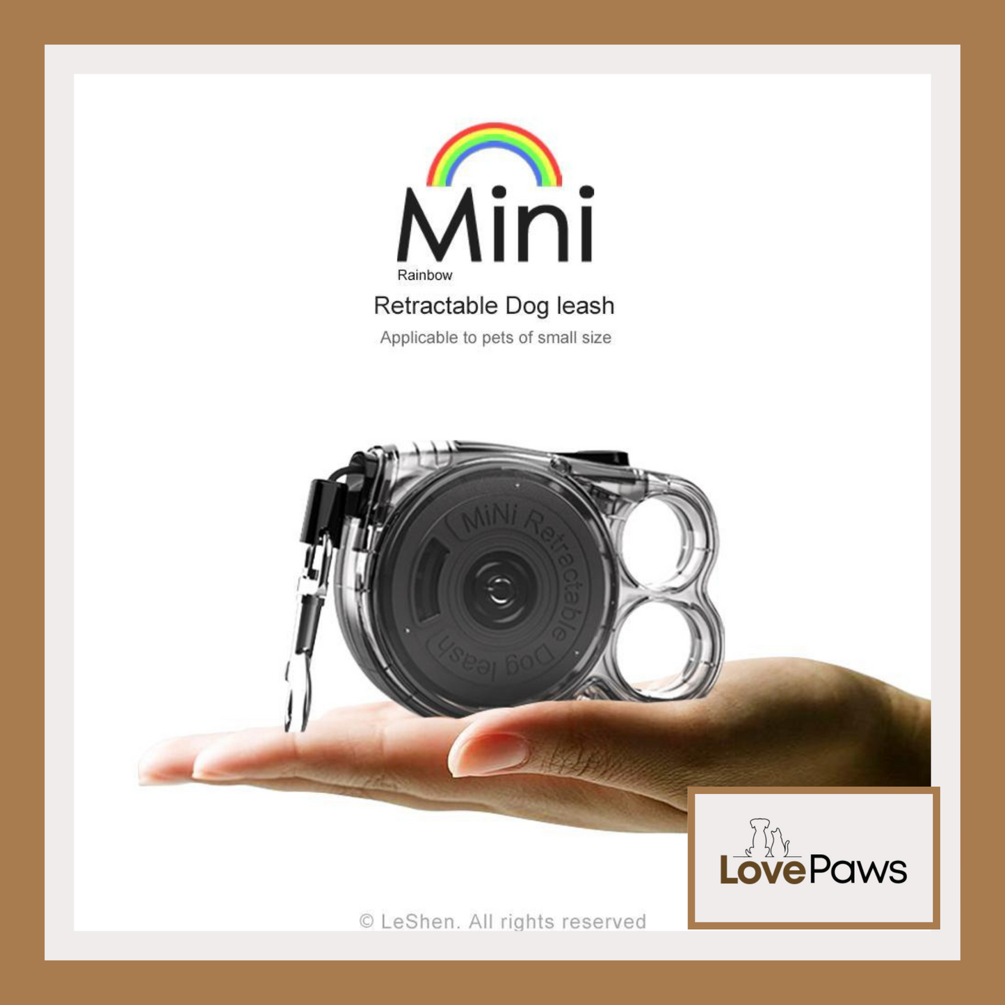 Mini Retractable Dog Leash