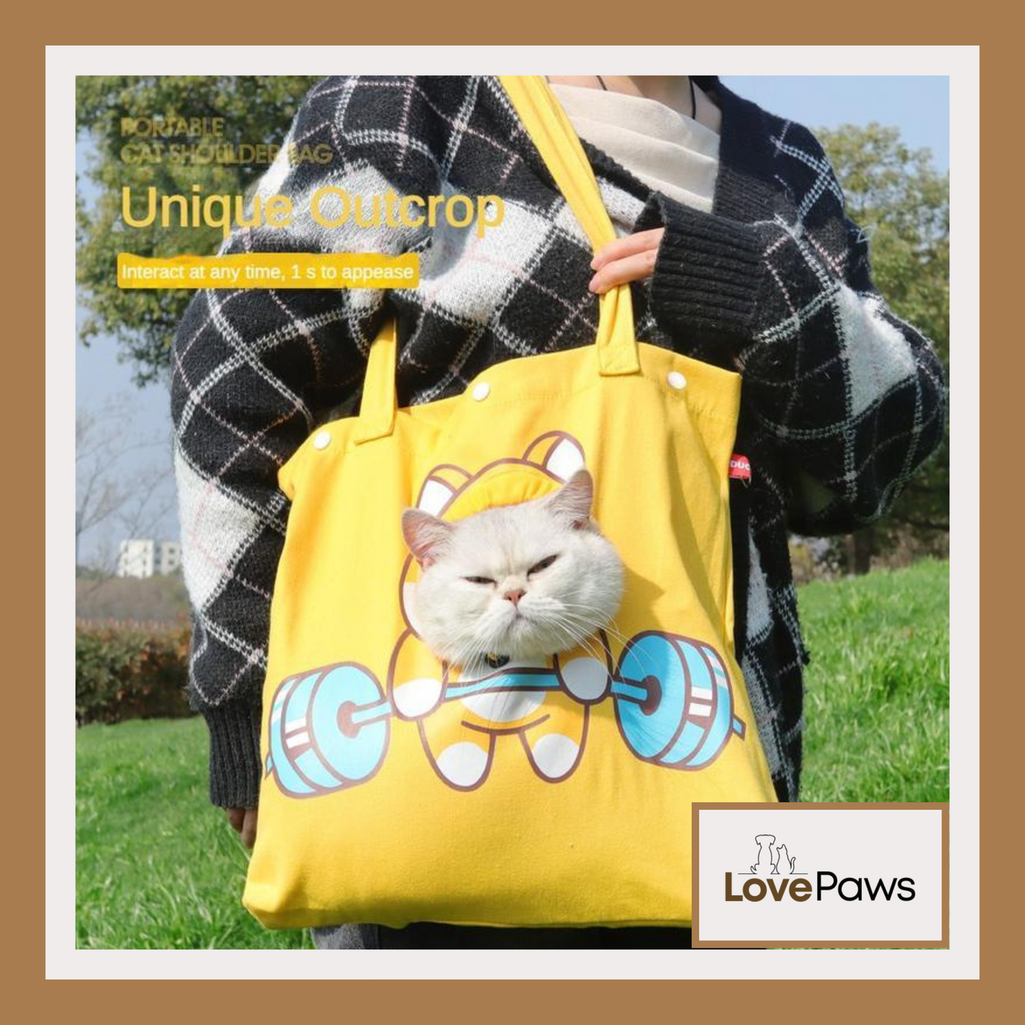 Pet Canvas Shoulder Bag