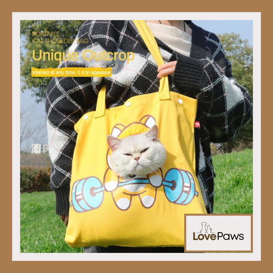 Pet Canvas Shoulder Bag