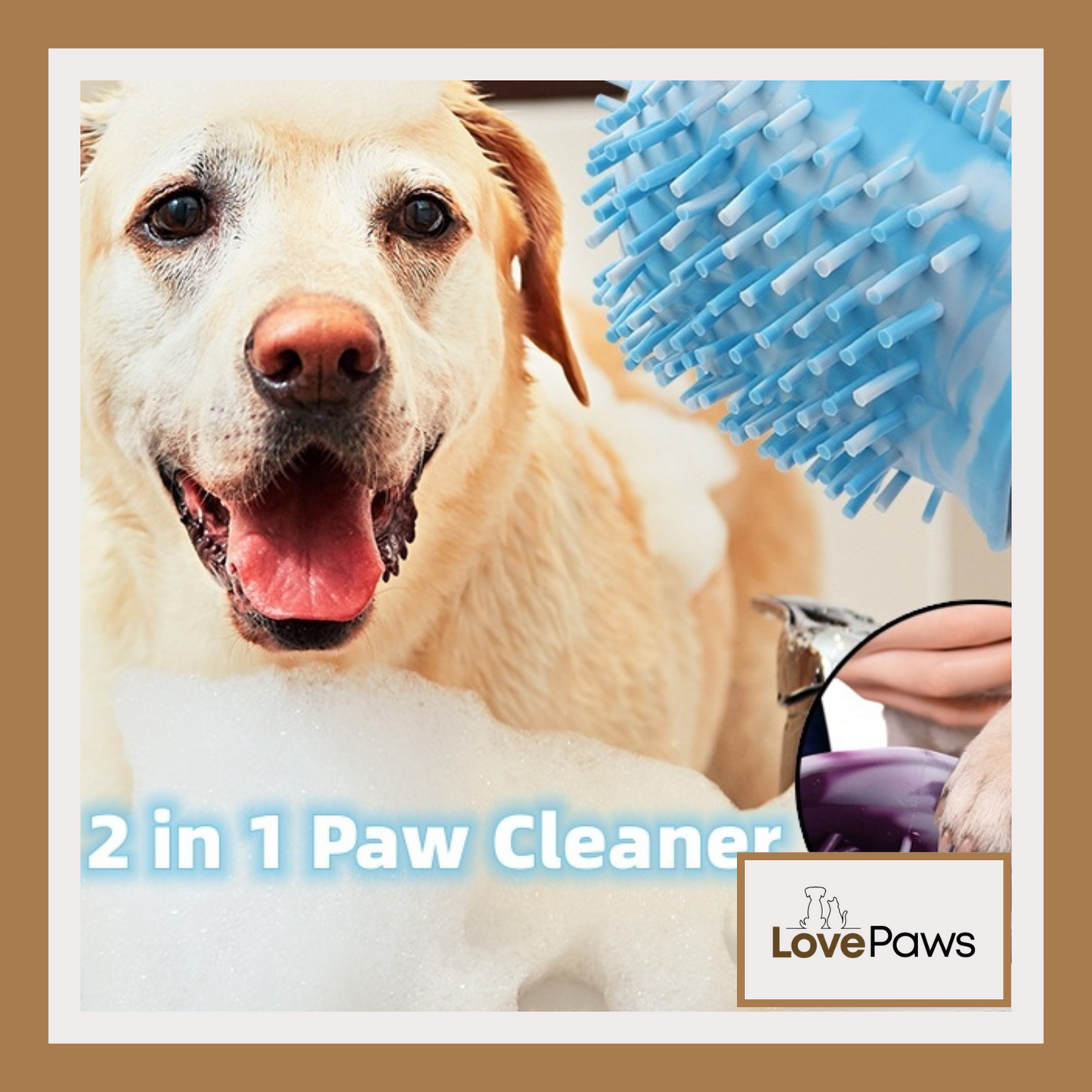 2-in-1 Dog Paw Cleaner Cup