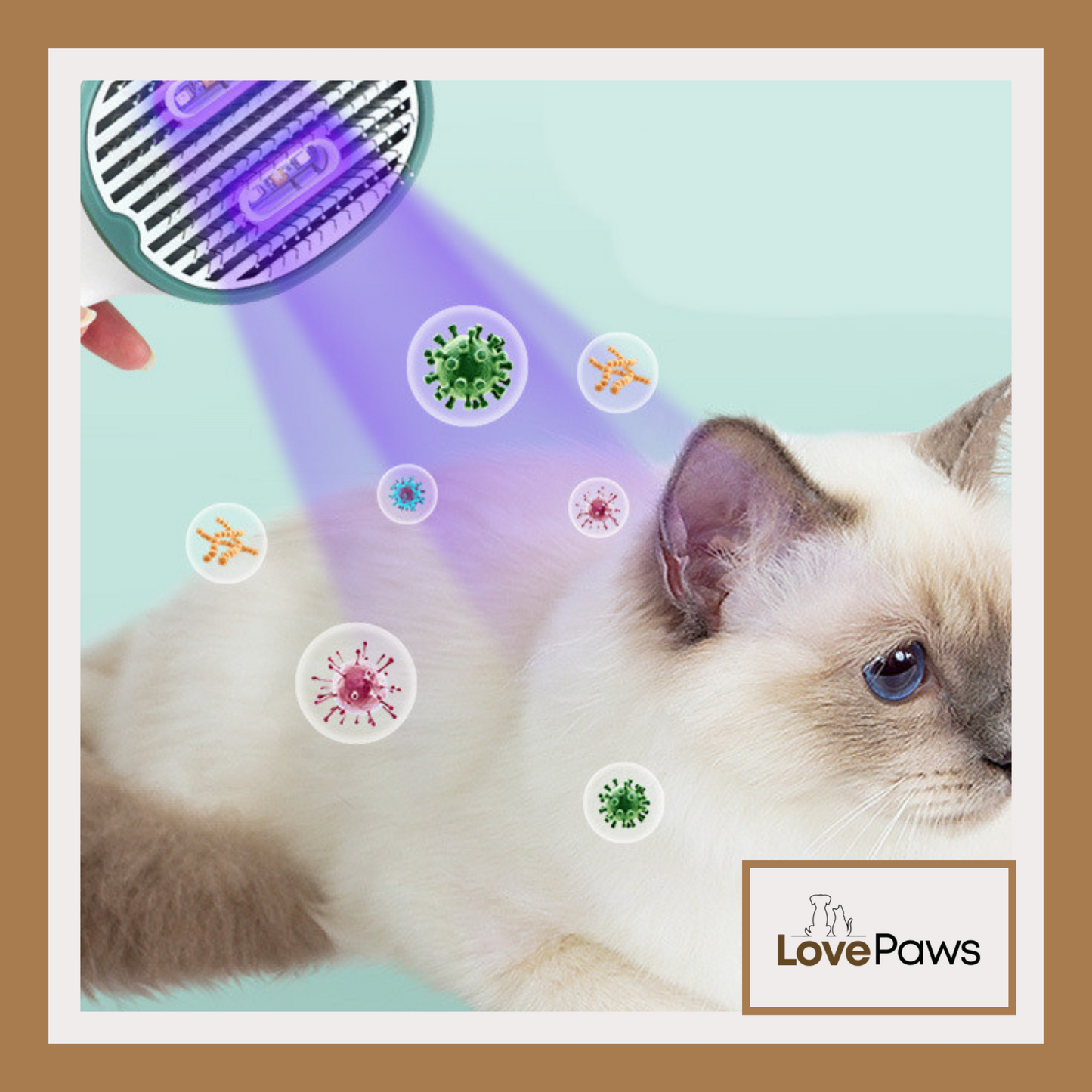 Sterilizing Pet Hair Brush For Cats