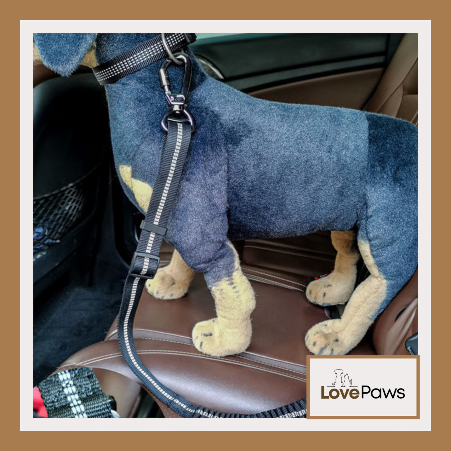 Pet Reflective Retractable Car Seat Belt