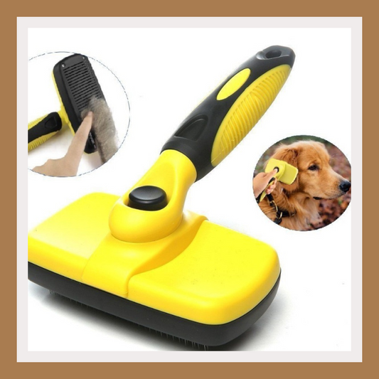 Pet Self-Cleaning Slicker Brush